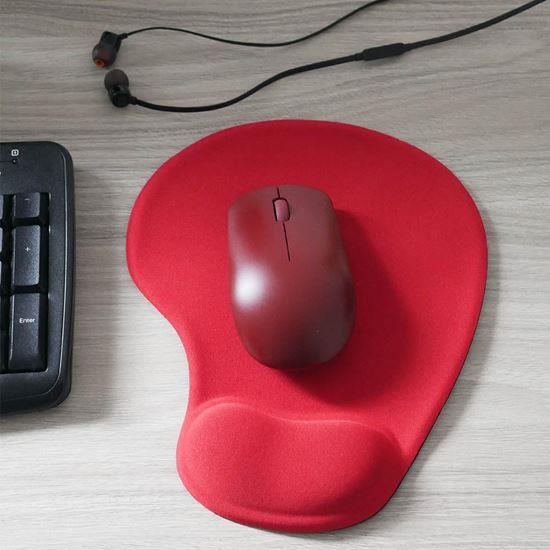 Obrázek z Ergonomická podložka pod myš - červená