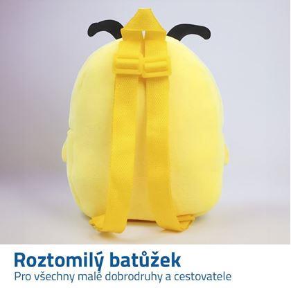 Plyšový batůžek - včelka