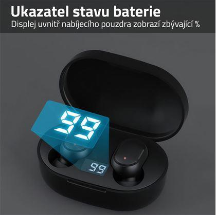 Bluetooth bezdrátová sluchátka do uší - špunty