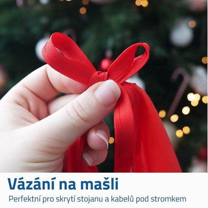 Obrázek z Sukně pod vánoční stromeček - vločky