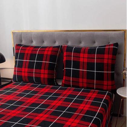 Obrázek z Mikroplyšové povlečení - tartan