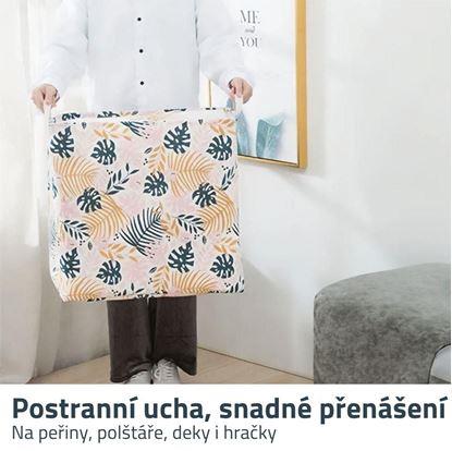 Obrázek Úložný koš na textil se stahovací šňůrkou